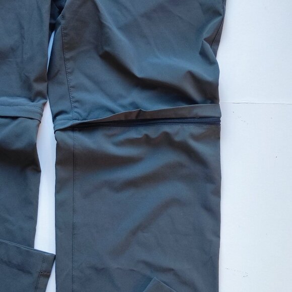 Eddie Bauer outdoor convertible pants women's size 2 grey 9" shorts - Picture 9 of 15